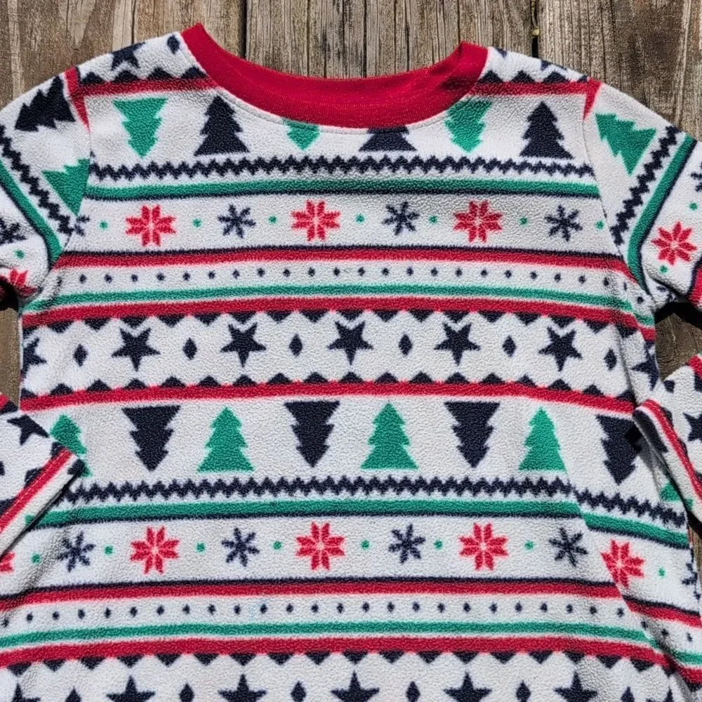 Jammies For Your Families Girls 3T Fleece Christmas Holiday Night Gown